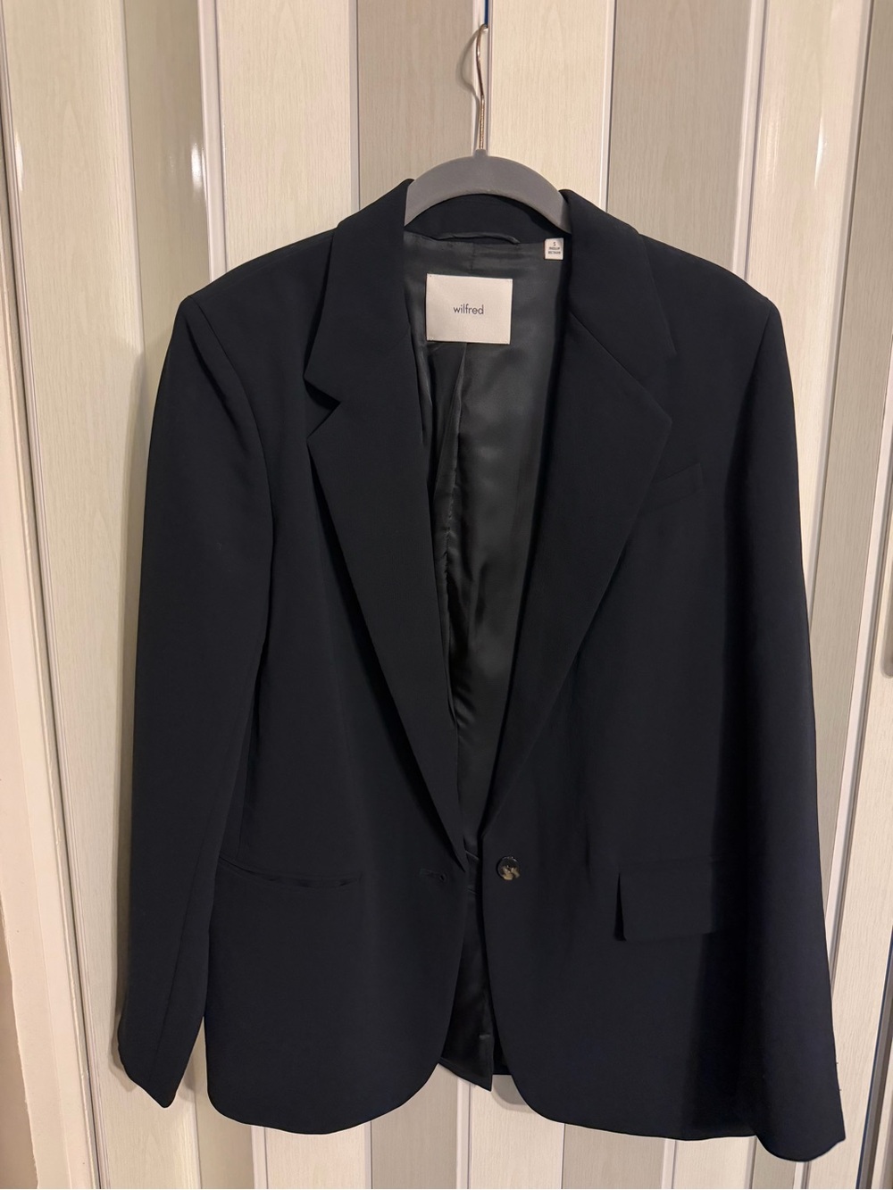 Aritzia Wilfred Black Tailored Blazer Sz